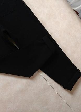 Стильные  черные джинсы мом с высокой талией mac, 42 размер.7 фото