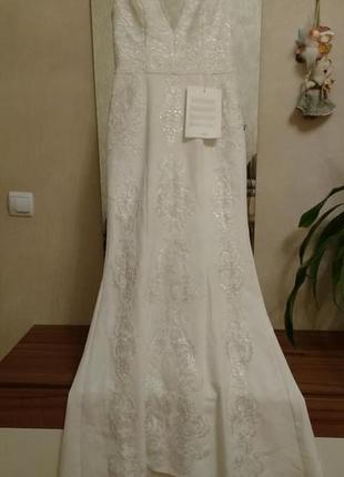Нову весільну сукню зі шлейфом chi chi london, 8 / 36 / s / 42-444 фото
