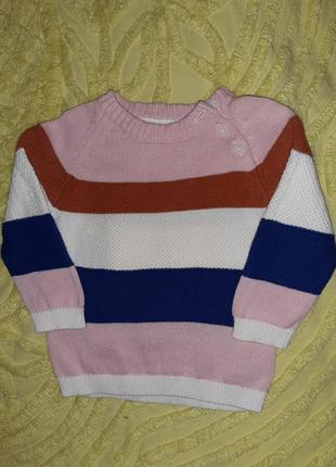 Вязаный свитер   h&m 74 см