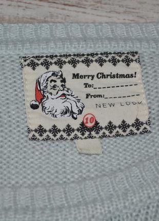 Пушистый рождественский свитерок new look р.s, m4 фото