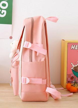 Женский школьный рюкзак комплектом сумка пенал рюкзак для подростка 4 в 15 фото