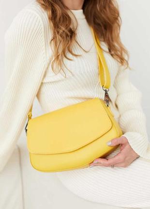 Женская сумка «теона» желтая
