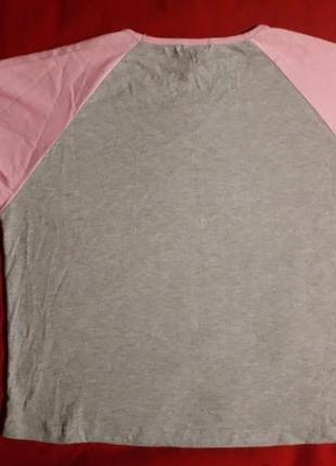 Коттоновая футболка lucie піжамна домашня2 фото