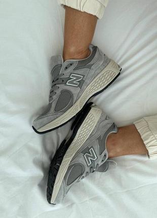 Женские кроссовки new balance 2002r grey new9 фото