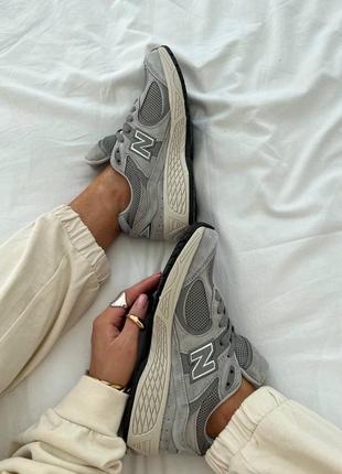 Женские кроссовки new balance 2002r grey new6 фото