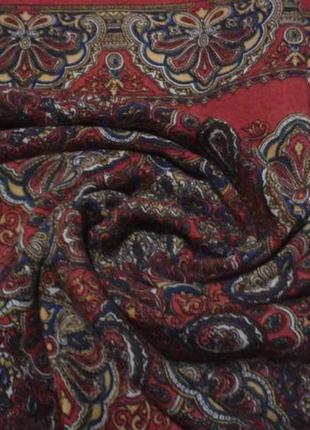 Платок шерстяной с узором этно хустина +300 платков шарфов на странице2 фото