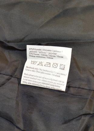 Брендовый черный пиджак жакет блейзер с карманами vero moda вискоза вышивка этикетка9 фото