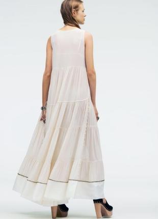 Нереальна максі сукня плаття zara limited edition, шовк, віскоза, оригінал6 фото