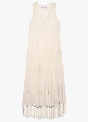 Супер красивое длинное платье zara limited edition, оригинал9 фото