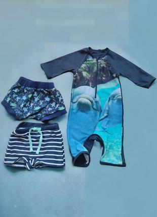 Плавки и шорты, купальный костюм, комбинезон для купанья cool club