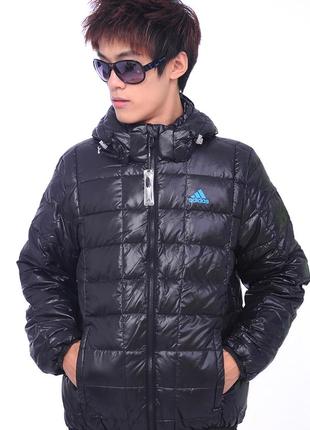 Супер пуховик adidas basic goose down jacket р. m