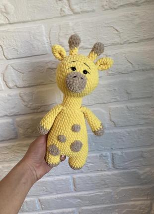 Мягкая игрушка жираф плюшевая для детей