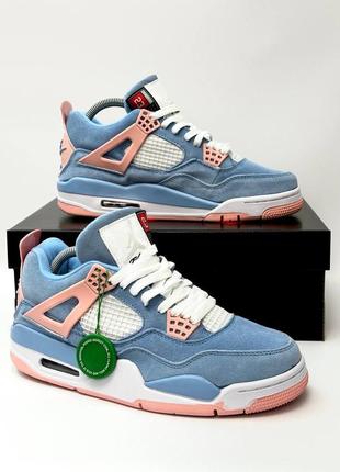 Кроссовки nike air jordan retro 4 | женские кроссовки найк демисезонные