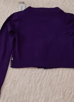 Болеро, колір фіолетовий, в паетках4 фото