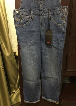 Женский джинсовый комбинезон original overalls levi's® premium2 фото