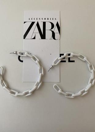 Серьги серьги ланци кольца полкольца zara оригинал