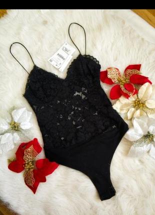 Нове шикарне круживне боді zara