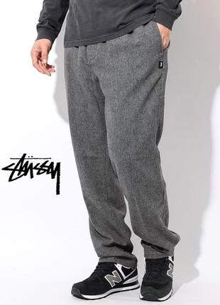 Твідові штани брюки stussy tweed beach casual pants trousers