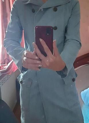 Тренч джинсовый