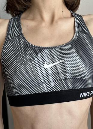 Nike pro женский топ4 фото