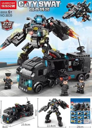 Конструктор городской спецназ 6+ 585дет.