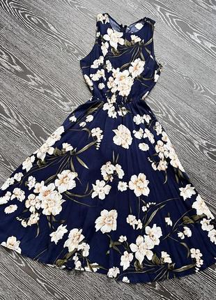 Літня сукня міді/ жіночий літній сарафан / плаття