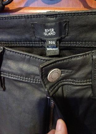 River island,женские штаны под кожу4 фото