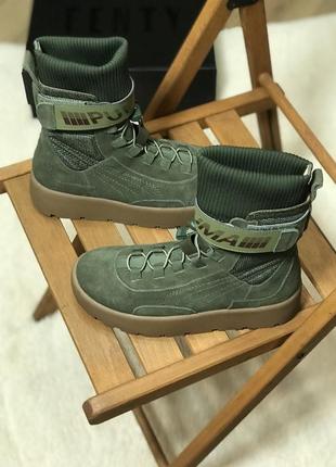 Puma x fenty scuba boot olive (демисезон./еврозима)2 фото