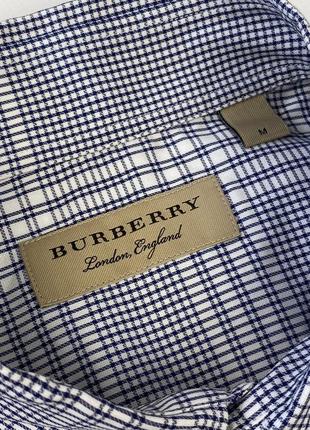 Рубашка burberry london england в клетку сорочка оригинал новая размер м m8 фото