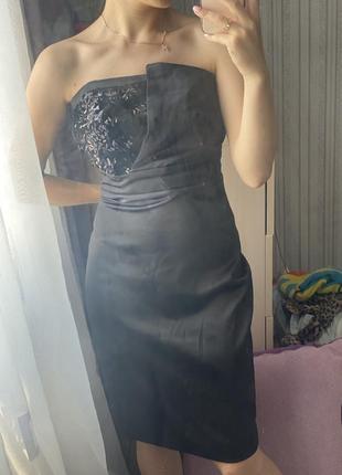 Платье атлас