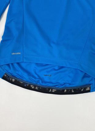 Велосипедная кофта adidas response cycling d84485 лонгслив оригинал синий размер m4 фото
