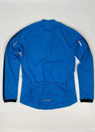 Велосипедная кофта adidas response cycling d84485 лонгслив оригинал синий размер m5 фото