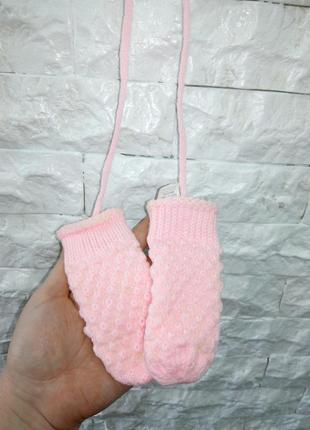 Нежнейшие рукавички/пинеточки для малышки3 фото