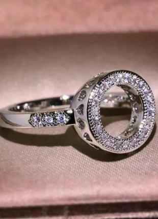 Кольцо кольцо серебро pandora. кольца серебряная.кольцо пандора