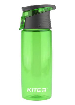 Бутылочка для воды kite, 550 мл., пластиковая, зелёная, (к19-401-06)