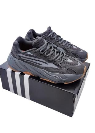 Мужские кроссовки адидас adidas yeezy boost 700 grey brown reflective