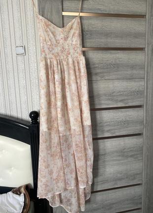 Платье длинное открытое спинка