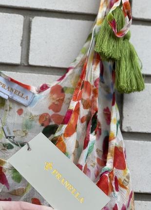 Новый разноцветный сарафан с люрексом на бретелях и оборками,етно бохо стиль9 фото