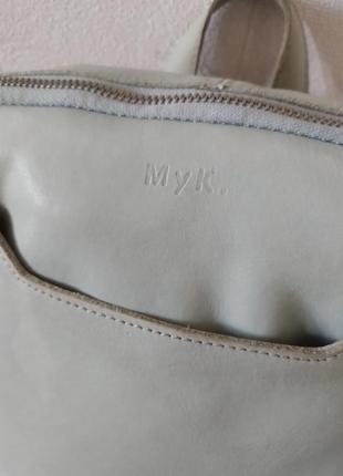 Myk  leahher bags рюкзак женский кожанный винтаж10 фото
