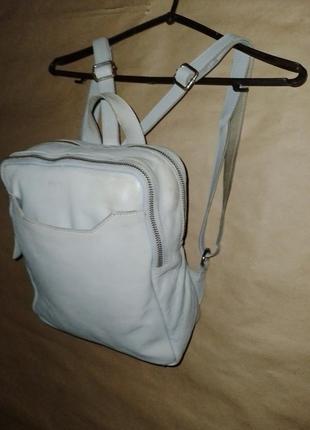 Myk  leahher bags рюкзак женский кожанный винтаж7 фото