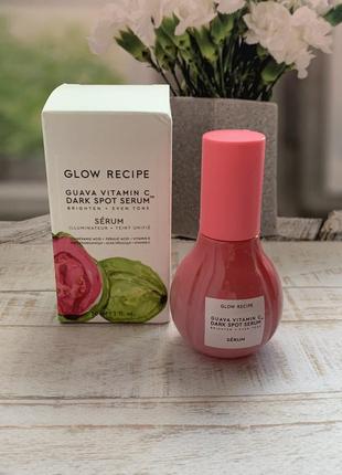 Glow recipe освітлюючий серум guava vitamin c + ferulic dark spot serum