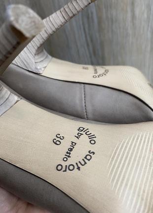 Туфли кожаные giulio santoro польща 39р6 фото