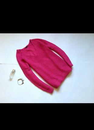 Розовый свитер h@m