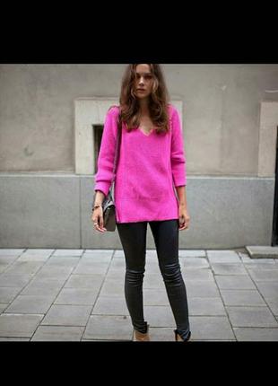 Розовый свитер h@m4 фото