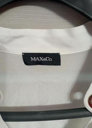 ❤️шелковая блуза короткий рукав max &amp;co max mara4 фото