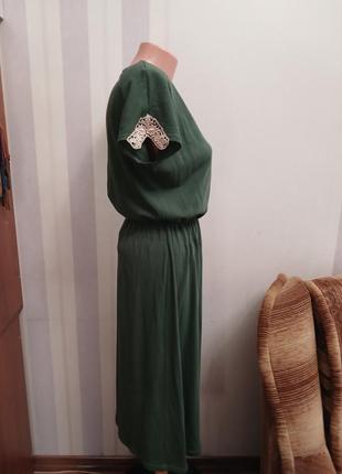 Платье платье миди в винтажном этно бохо стиле платье мыды кружево кружево с ххс хс5 фото