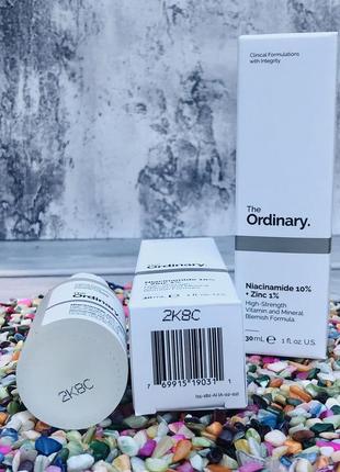 ✔️оригинал сыворотка the ordinary niacinamide 10% + zinc 1%3 фото