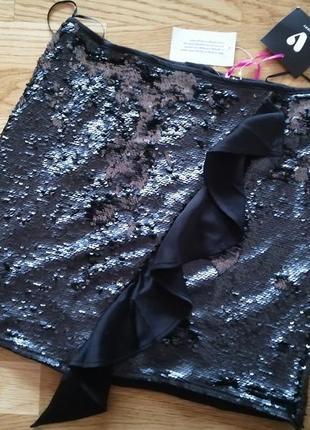 Спідниця паєтки by very розмір m-xl