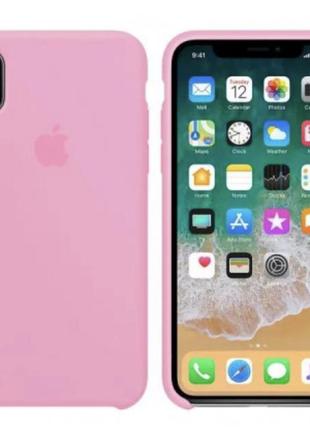 Чехол накладка iphone xs max розовый яркий5 фото