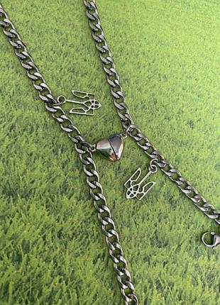 Парні браслети "з любов'ю, україна"